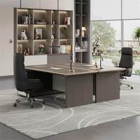 Bureau de direction moderne et minimaliste, directement de l'usine, table et chaise de bureau pour superviseur, directeur, patron