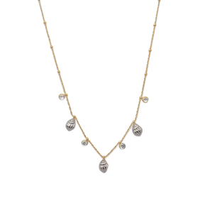 Collar de Cristal, Acero Inoxidable 316L, Chapado en Oro PVD, Joyería Sostenible y Resistente - Product Image 2