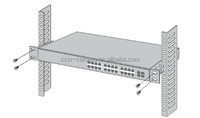 Commutateur réseau Gigabit Ethernet PoE avec 48 ports RJ45, 2 ports FTP, gestion cloud via application mobile et port FTP