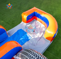 Parcours d'obstacles gonflable en PVC écologique, personnalisable pour événements sportifs, carnavals scolaires et locations de fêtes