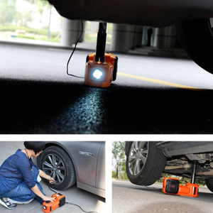 Kit de Gato Hidráulico Eléctrico para Automóvil Ananke Tools 5T, Construcción de Acero Aleado, 180W de Potencia, Luz LED - Reparación Automotriz, Emergencia, Neumáticos - Product Image 5