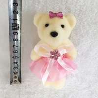 A-1293 Vente en gros de petits ours en mousse de 12 cm pour la décoration de bouquets de fleurs