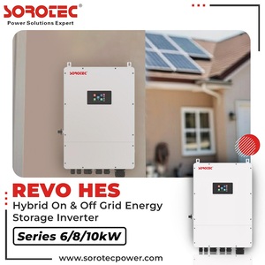 Convertisseur d'énergie solaire hors réseau et connecté au réseau SOROTEC REVO HES Series 6KW avec contrôleur de charge MPPT, protection IP65, garantie de 5 ans - Product Image 1