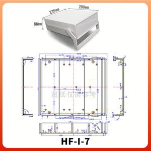 Caja EBM de Plástico ABS, Moldeada por Inyección, Carcasa Médica de Escritorio, Procesamiento Personalizado, Cajas para Instrumentos Electrónicos IP54 - Product Image 2
