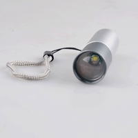 Senter Mini 800Lm 3 Mode Pengisian Daya USB, Senter Saku Mikro Aluminium Tahan Air