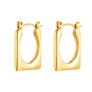 Wholesale jewelry 2024 Beautiful Designed Mexican 18k gold plated zircon fashion huiggies hoop earings womens jewelry For Women