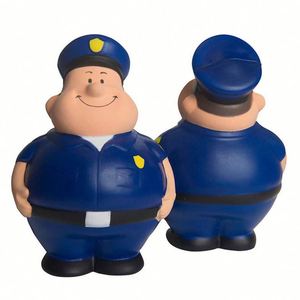 Custom Logo PU Foam Stress <b>Ball</b> Policeman Anti Stress <b>Ball</b> <b>Squeeze</b> Toys Advertising - Product Image 2