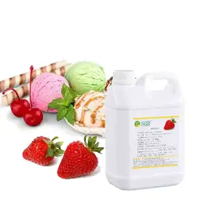 Strawberry Essence Flavor Fragrance Ice Cream Flavors Fruit Flavor Water Soluble Edible For Frozen Drinks