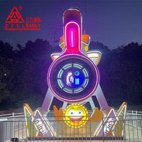 Equipo para Parques de Atracciones Grandes, Atracciones para Adultos, Columpio de Acero para Exteriores con Certificación CE, 24 Asientos, Juegos Mecánicos en Venta