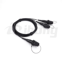 Interconnexion hermaphrodite à fibre optique à usage tactique à 8 cœurs connecteur de faisceau étendu prise/prise HXB11 HXB13 HXB15