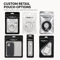 Sac en plastique jetable OPP+CPP imprimé par gravure Yin Yang avec fermeture éclair et valve, emballage industriel écologique pour la mode