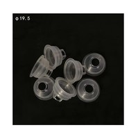 Bouchon intérieur en plastique de 19,5 mm avec trou, bouchon d'insertion en plastique, bouchon en plastique