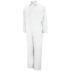 New Arrival White Overall Food Industry Manufacturing Uniforms 100% Cotton 240gsm Twill Working Clothes For Men