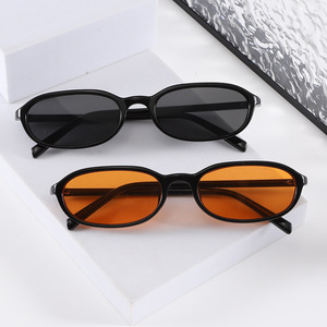 <b>Small</b> <b>Frame</b> Women's <b>Sunglasses</b> UV400 PC <b>Frame</b> Anti Blue Light Black Unisex Type 3 Sunshades Cross Border Hinges - Product Image 2