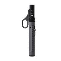 Briquet portable en ABS gris-noir, accessoire de camping pour allumage extérieur, torche de cuisson rechargeable pour barbecue et feu de camp