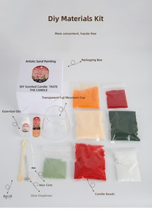 <span class=keywords><strong>Candele</strong></span> Aromaterapiche Creative Fai-da-Te <span class=keywords><strong>per</strong></span> Pittura su Sabbia, <span class=keywords><strong>Candele</strong></span> Artigianali in Bicchiere <span class=keywords><strong>di</strong></span> Vetro Profumate <span class=keywords><strong>per</strong></span> Regali <span class=keywords><strong>di</strong></span> Compleanno - Product Image 6