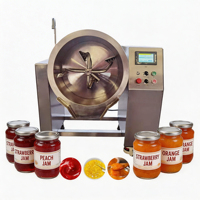Marmite de cuisson industrielle pour nougat au caramel et pâte à confiserie, mélangeur de cuisson électrique à induction automatique