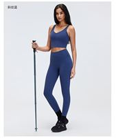 Shorts 3/4 sportifs en nylon tissé respirant à séchage rapide, taille haute, coupe régulière, pour yoga et fitness