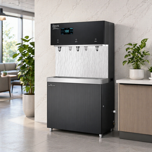 Distributeur d'eau chaude et froide commercial en acier inoxydable grande capacité <span class=keywords><strong>à</strong></span> <span class=keywords><strong>5</strong></span> sorties avec affichage intelligent de la température - Product Image 2