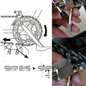 自行车修理工具包<span class=keywords><strong>MTB</strong></span>公路自行车链式切割机支架飞轮拆卸曲柄扳手维修工具 - Product Image 5
