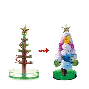 工厂价格流行儿童玩具种植圣诞树魔术搞笑DIY魔术种植树