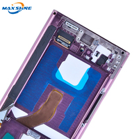 Écrans LCD d'origine pour téléphone portable Samsung Galaxy S22 Ultra, écran LCD pour Samsung S22 Ultra S908, écran tactile LCD de remplacement