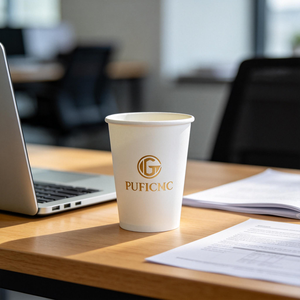 <b>Disposable</b> Biodegradable Personalization 8oz 10oz 12oz 16oz 20oz Single Wall Paper Coffee <b>Cups</b> With Logo For Office Meeting - Product Image 5