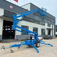 L-292 Nacelle élévatrice articulée Spider Man électrique/multi-alimentation tractable, télécommandée, hauteur de plateforme 24M (45ft/60ft/80ft)