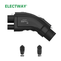 Adaptateur de charge rapide DC Electway neuf CCS2 vers GB/T pour véhicules électriques chinois, 300A 400A 300KW 1000V