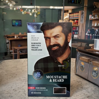 Crème colorante permanente pour barbe Dye One 30ml*3 sans ammoniaque, couvre les cheveux gris pour adultes, échantillon gratuit, salons de coiffure, HALAL