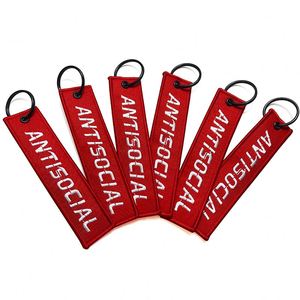 Custom Embroidered Key Tags New Design <b>Car</b> and Motorcycle Luggage Bag Keychain - Product Image 3