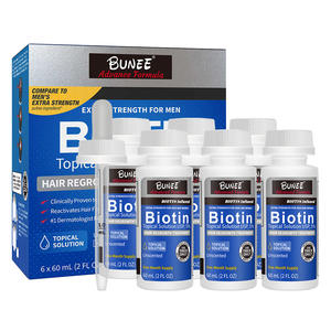 Orgánica biotina Etiqueta Privada milagro venta al por mayor hombre Herbal Romero Rerowth rápido OEM suero de aceite para el crecimiento del cabello para adultos - Product Image 1