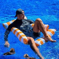 Matelas flottant personnalisé pour hamac aquatique, chaise longue flottante, lit tubulaire flottant, rideaux flottants, brassard, bouée gonflable pour piscine