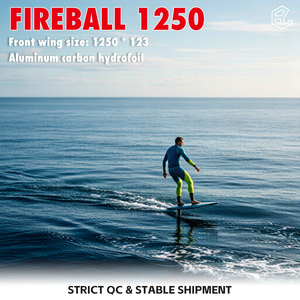 Hydrofoil de Carbono Versátil Fireball 1250 de 1133 cm² para Sesiones en Aguas Abiertas: Bombeo Eficiente, Transporte Suave, Despegue desde el Muelle - Product Image 1