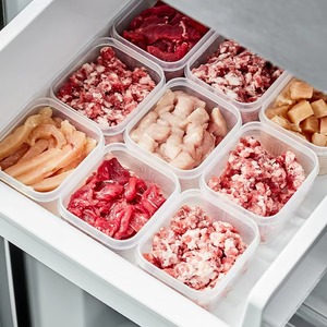 Organizador hermético de cocina de plástico, caja de almacenamiento con tapas, refrigerador, fruta, carne, compartimento, fiambrera, contenedores de almacenamiento - Product Image 3