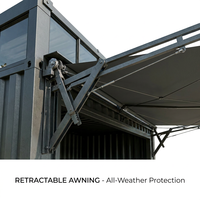 Conteneur Moderne, Durable et Efficace pour Café, Atelier, Bureau, Maison, Centre Commercial, Entrepôt, Extérieur, avec un Caractère Unique