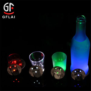 Tùy chỉnh LED ánh sáng uống Coaster với logo thiết kế hiện đại <span class=keywords><strong>PCB</strong></span> + EVA chất liệu USB sạc DIY ánh sáng hiển thị cơ sở - Product Image 5