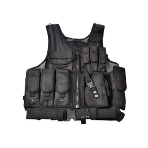 سترة أمنية تكتيكية سوداء متعددة الوظائف في الهواء الطلق - Product Image 1