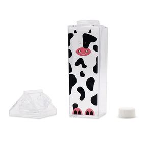 500Ml Clear PP Eco-Friendly Plastic Milk Carton <b>Water</b> <b>Bottle</b> With Lid for Outdoor Use - Product Image 1