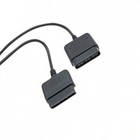 Câble d'extension de contrôleur filaire ABS noir de 1,8 m pour PS2