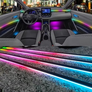 Senfoni araba ortam ışığı kiti yeni stil 26-in-1/24-in-1/22-in-1 RGB LED şerit işık için 98% otomobil iç LED ışıkları - Product Image 6
