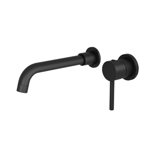 Miscelatore per lavabo a parete con maniglia singola Miscelatore per lavabo a leva singola Rubinetti per bagno con bocca lunga - Product Image 4