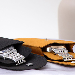 ถุงเก็บเครื่องประดับสั่งทำจากโรงงาน ผลิตจากหนังซุปเปอร์ไฟเบอร์ สำหรับสร้อยคอ ต่างหู นาฬิกา ผ้ากำมะหยี่ ออร์แกนซ่า พร้อมเชือกผูกปิด - Product Image 4