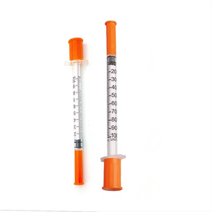 Jeringa de <span class=keywords><strong>Insulina</strong></span> Estéril de Calibre 32 con Aguja Ultrafina Fija U-40/U-100 0.3ml 0.5ml 1ml Apta <span class=keywords><strong>para</strong></span> Animales - Product Image 1