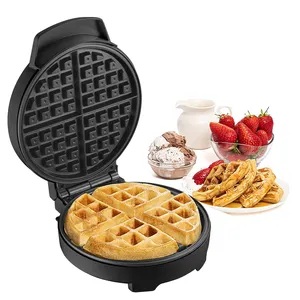 New Custom thép không gỉ Belgian Waffle maker chuyên nghiệp cho bữa ăn sáng