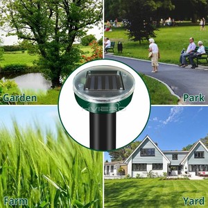 Répulsif Solaire Ultrasonique Anti-Nuisibles pour Souris et Rongeurs, <span class=keywords><strong>Lampe</strong></span> Extérieure pour <span class=keywords><strong>Jardin</strong></span>, Cour Arrière et Terres Agricoles - Product Image 6