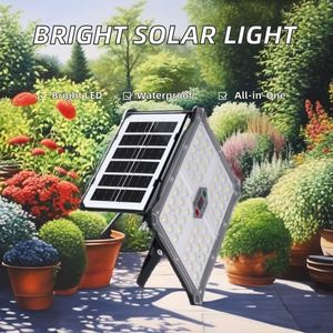 Super Bright Integrated LED Solar <b>Projector</b> <b>Light</b> Outdoor Waterproof Flood Lamp with ABS Body IP66 for Garden Application - Product Image 3