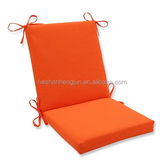 Coussin extérieur se pliant universel de patio avec la conception de sangles pour des meubles de rotin