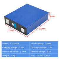 LF230 EV 3.2v cellule de batterie prismatique Lifepo4 150-240ah capacité grade a batteries lithium-ion haute performance