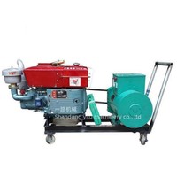 Générateur diesel refroidi par air 2-10kw panne d'alimentation mobile de secours 220v/380v Tension stable